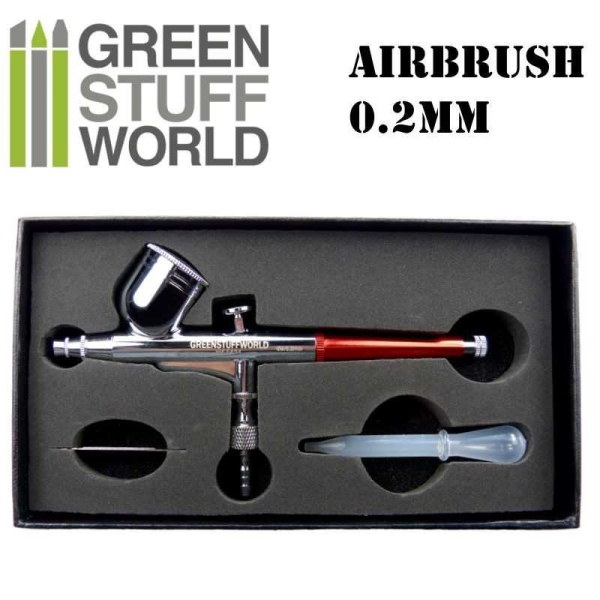 Double action Airbrush mit 0.2 mm Bedüsung